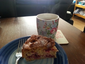 Nice slice with a cup of tea!